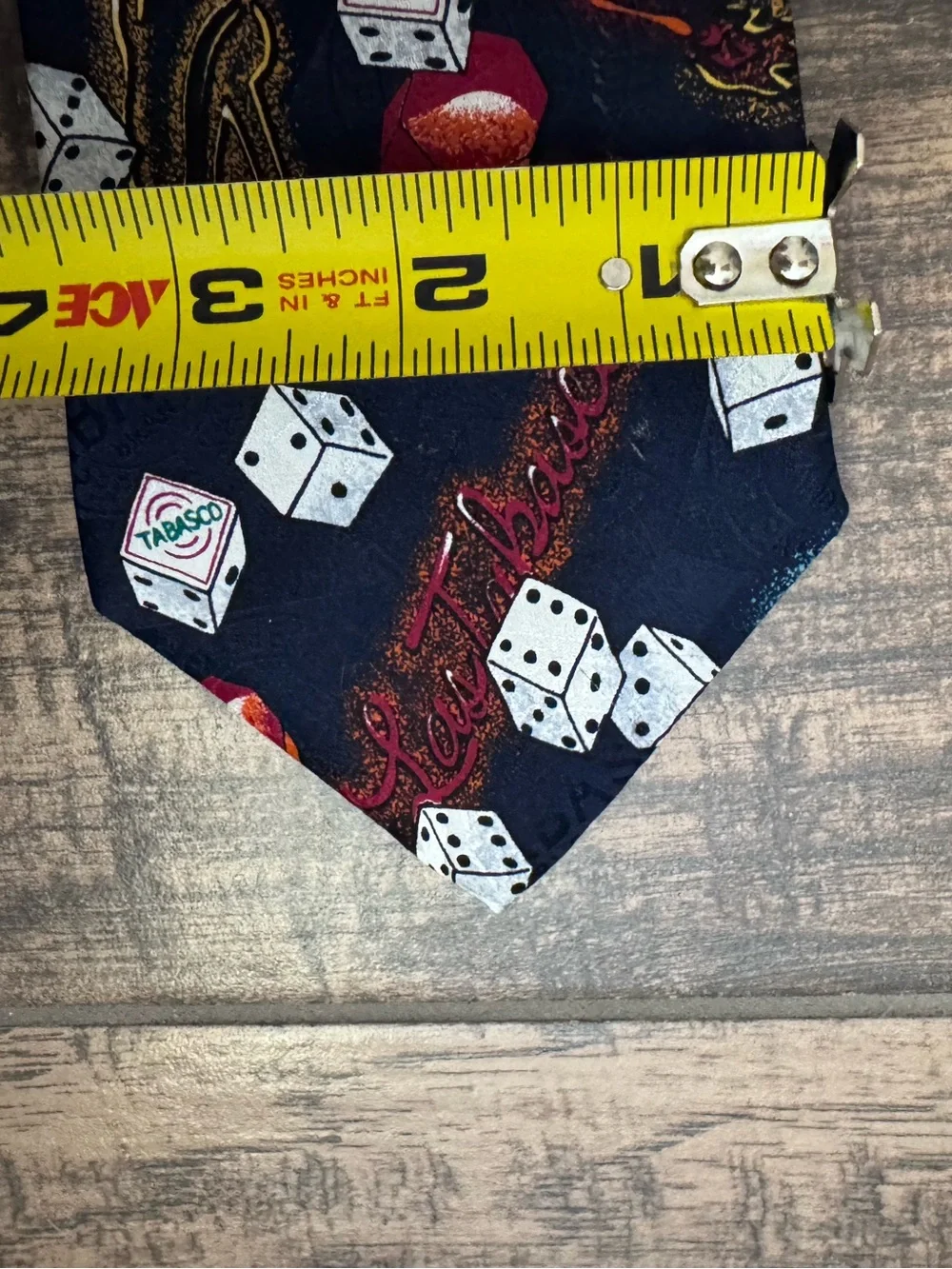 Tabasco‎ Hot Las Vegas Dice Silk Tie Old Money Preppy Dapper Novelty Dad Gift